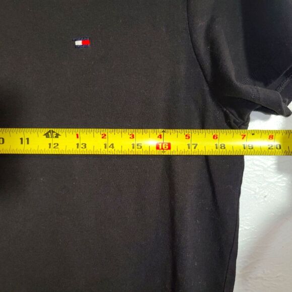 Tommy Hilfiger Women's Small Classic Logo T-Shirt - Black - Picture 4 of 5